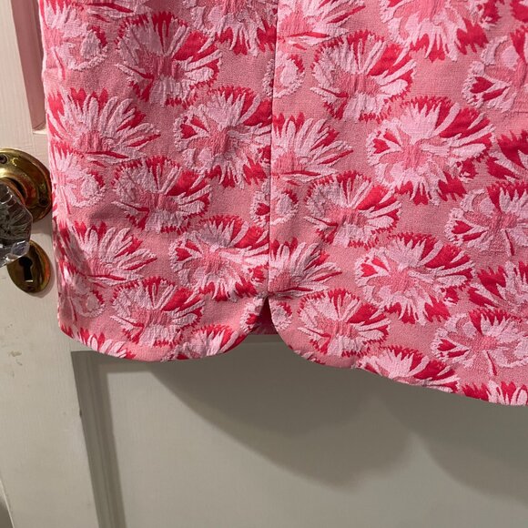 Draper James Jacquard Sheath Dress in Size 8 Scalloped edge - Picture 7 of 9